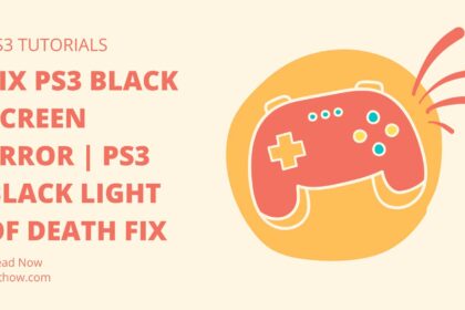 how to fix ps3 black screen error featured