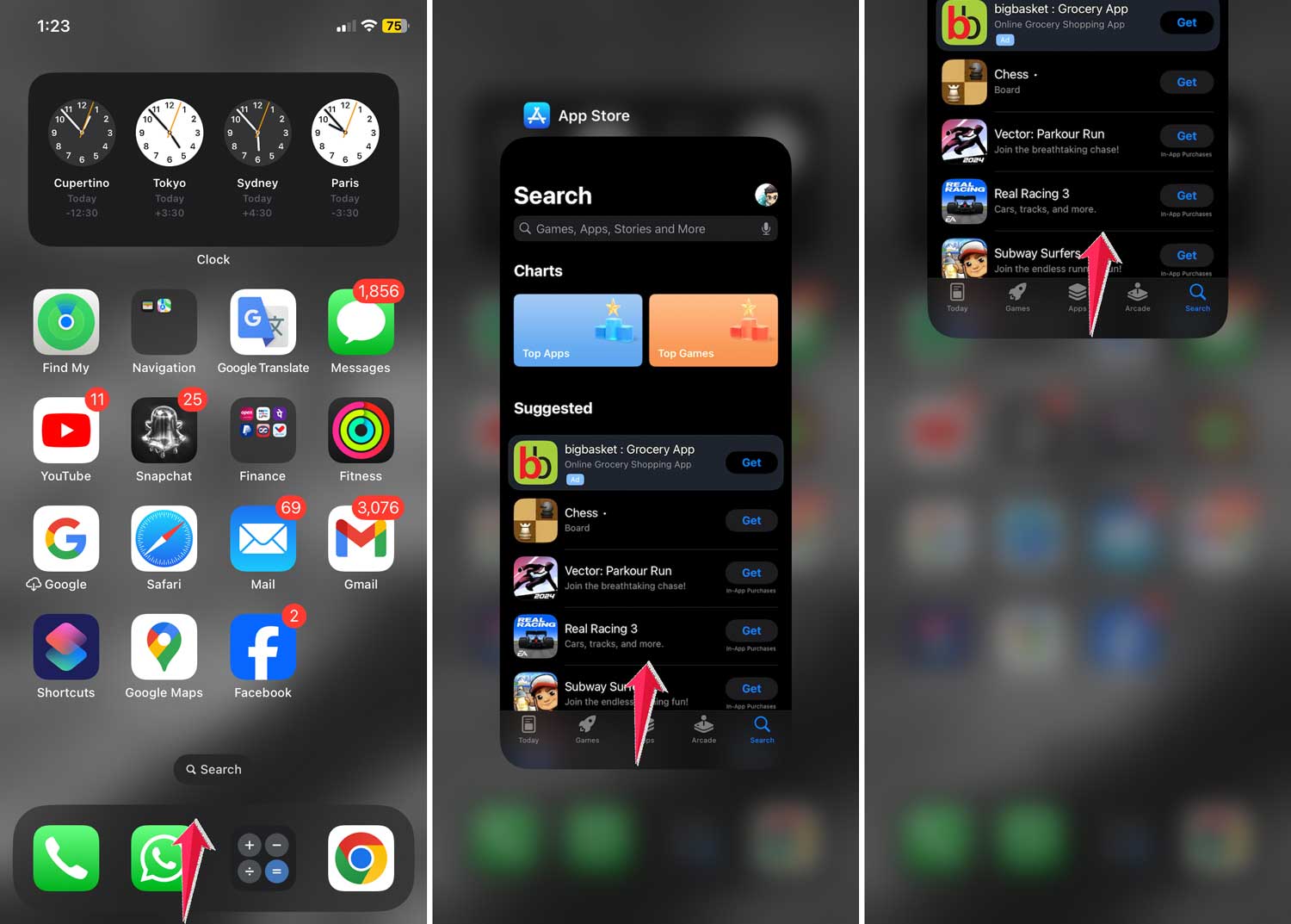 refresh the app store refresh the app store