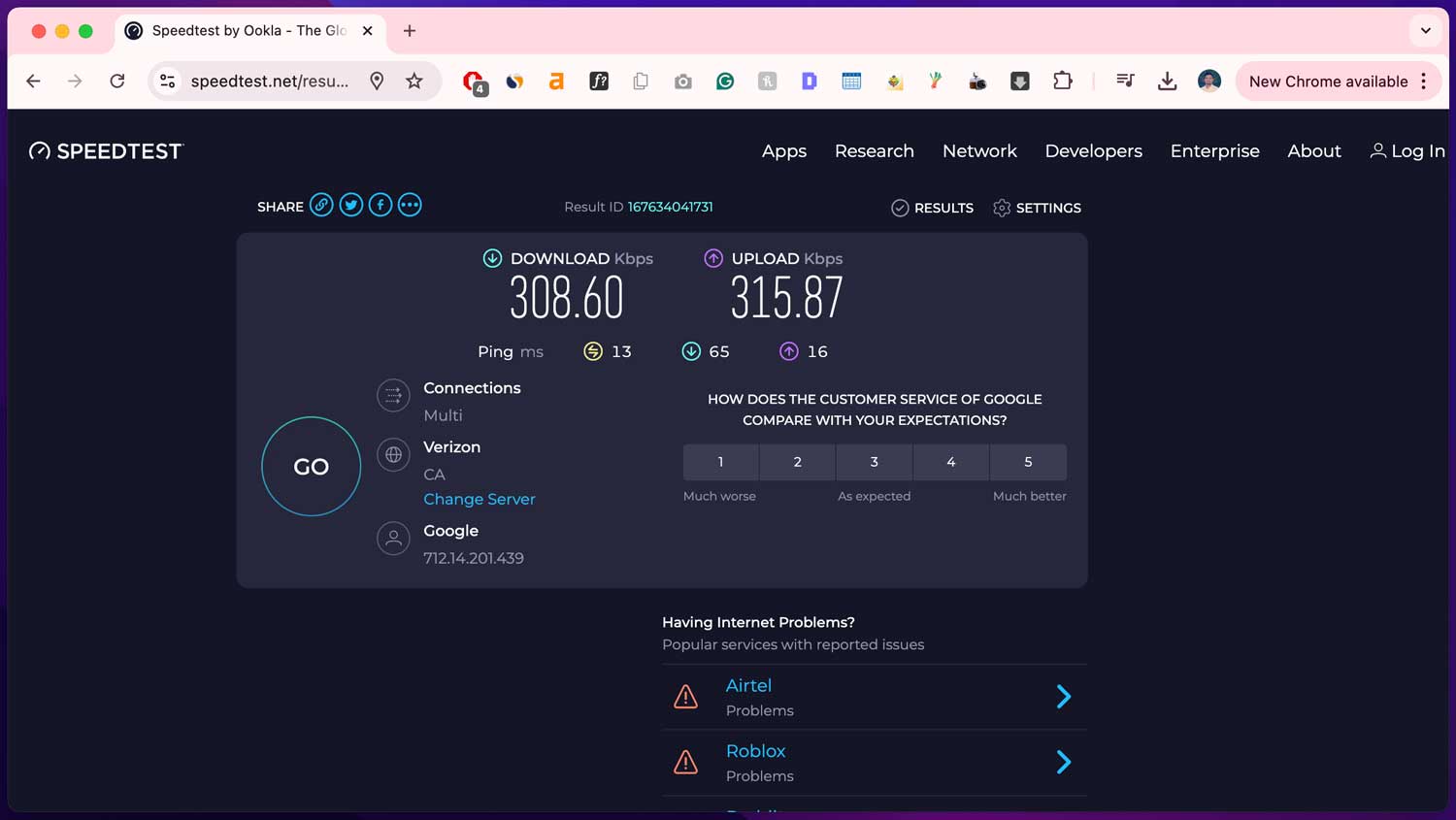 speedtest to check internet speed speedtest to check internet speed